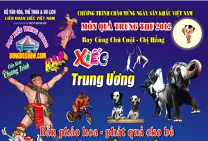 Chương trình xiếc đặc biệt chào mừng ngày Sân khấu Việt Nam