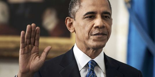 Barack Obama a prêté serment pour son second mandat