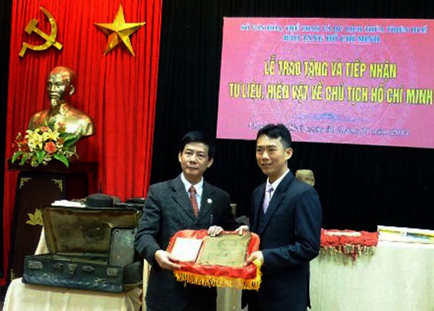 Receiving 35 documents and objects related to Uncle Ho