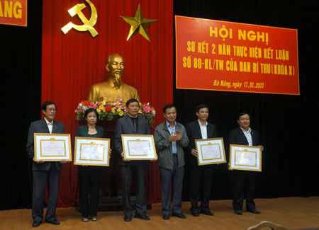 Đà Nẵng Sơ kết 2 năm thực hiện Kết luận số 80-KL TW của Ban Bí thư Trung ương Đảng khóa X