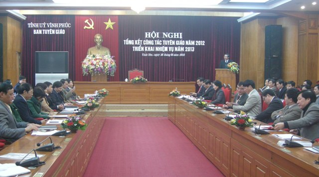 Ngành Tuyên giáo Vĩnh Phúc Tiếp tục nâng cao chất lượng, hiệu quả công tác tuyên giáo trong tình hình mới