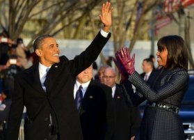 Obama, investi pour quatre ans de plus, appelle à renforcer les libertés