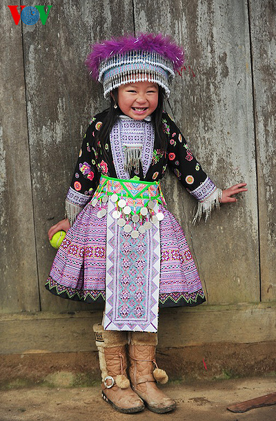 H’mong children on Tet festival