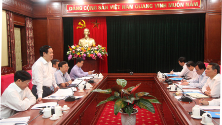Đoàn công tác Ban Kinh tế Trung ương làm việc tại Sơn La