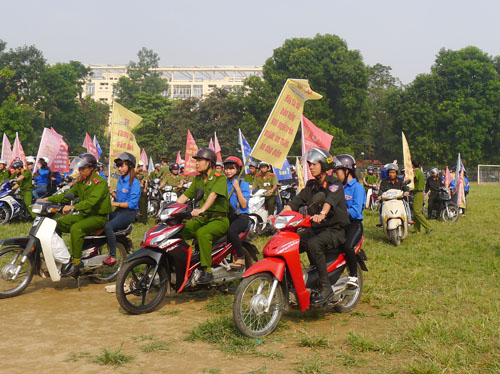 “Ngày hội đoàn viên, thanh niên với văn hóa giao thông”