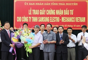 Samsung Electro-Mechanics gets nod to invest in Thai Nguyen