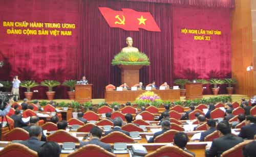 Ngày làm việc thứ tư Hội nghị lần thứ tám Ban Chấp hành Trung ương khoá XI