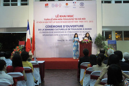 Ouverture de la Semaine culturelle de Toulouse à Hanoi
