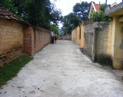 Lập Thạch Vĩnh Phúc  Chuyển biến tích cực trong xây dựng nông thôn mới