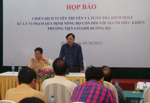 Tăng cường đo nồng độ cồn đối với người điều khiển phương tiện