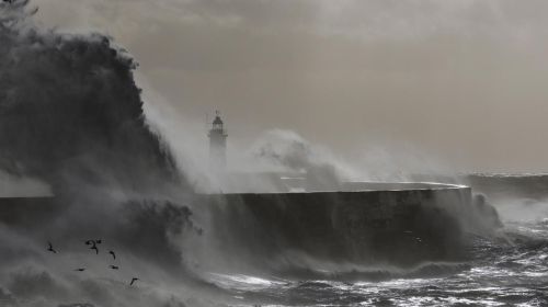 St Jude storm whips across northern Europe