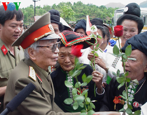 Gen Vo Nguyen Giap s last visit to Dien Bien