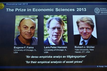 2013 Nobel Prize in Economics honours three Americans