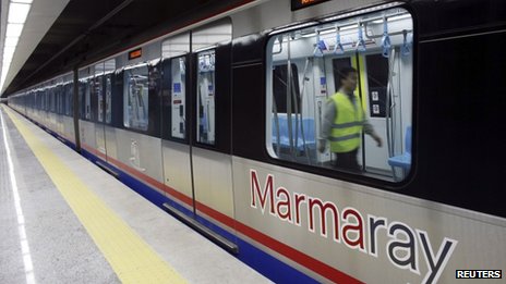 Turkey opens railway tunnel connecting Europe and Asia