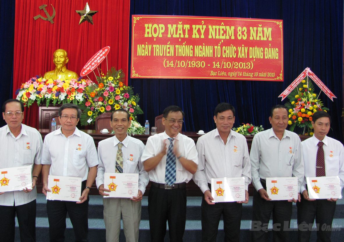 Họp mặt kỷ niệm 83 năm Ngày truyền thống ngành Tổ chức xây dựng Đảng