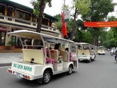 Over 1 2 million tourists visit Hanoi Old Quarter by tramcars