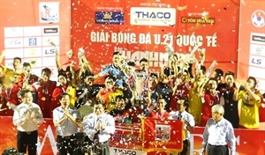Le Vietnam décroche le titre de champion de la Coupe internationale de football U21