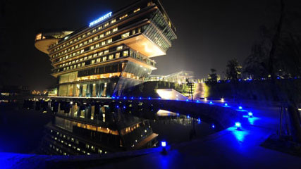 High-rise buildings illuminate Vietnam’s dynamic growth