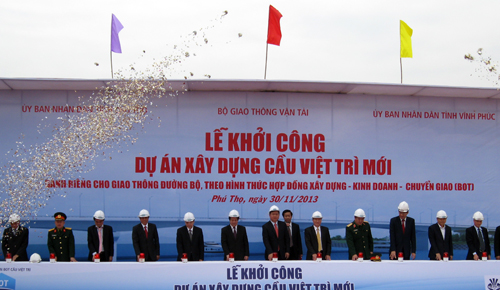 Khởi công dự án cầu Việt Trì mới
