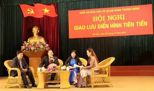 Giao lưu điển hình tiên tiến Khối thi đua các cơ quan Đảng Trung ương