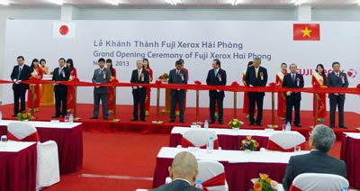 Japanese plant put into operation in Hai Phong