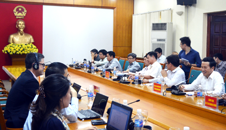 广宁省政府与美国BCG集团举行工作会议