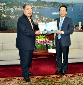 广宁省政府副主席阮文成会见日越友好议员联盟主席代表团