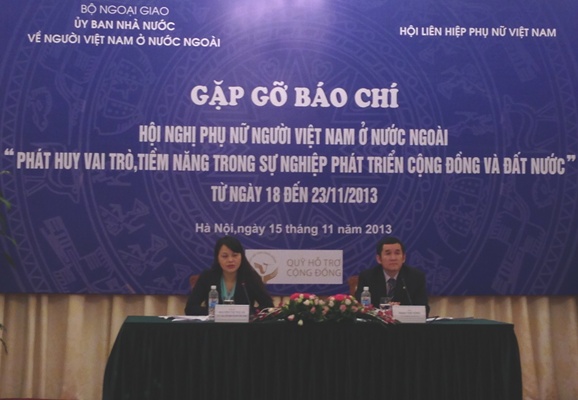 Lần đầu tiên tổ chức Hội nghị Phụ nữ người Việt Nam ở nước ngoài