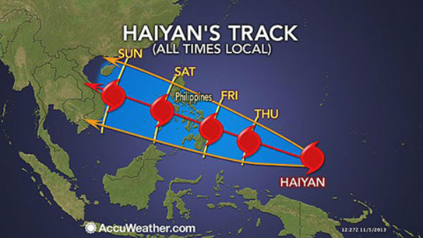 Philippines braces for super-typhoon Haiyan