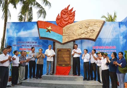 Họp mặt truyền thống, khánh thành Di tích cách mạng trường Lê Văn Tám