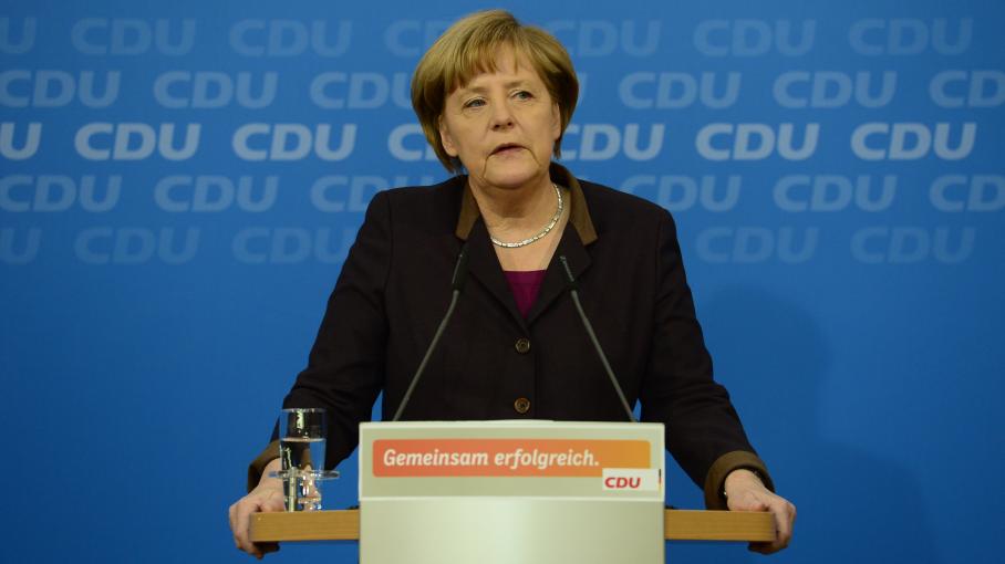 La chancelière allemande, Angela Merkel, annonce son nouveau gouvernement
