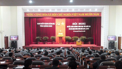 Quảng Ninh phấn đấu đạt xây dựng nông thôn mới vào năm 2015