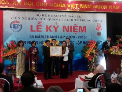 Economic Institute honoured with Independent Order