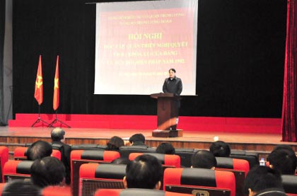 Đảng ủy Trung ương Đoàn học tập, quán triệt Nghị quyết Trung ương 8 khóa XI