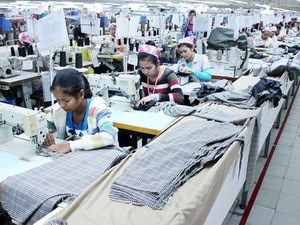 Cambodge  les exportations de textile en hausse