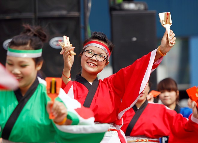Une fête culturelle japonaise à l occasion du Nouvel An 2014