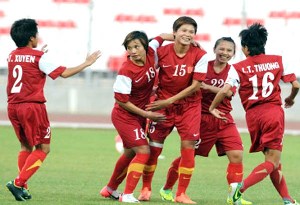 SEA Games  le Vietnam qualifié pour la finale en fooball féminin