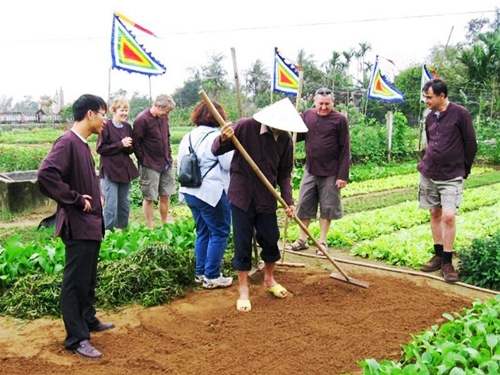 Du lịch trải nghiệm tại làng rau Trà Quế