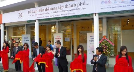 Expo  Da Lat, et la carte créa la ville