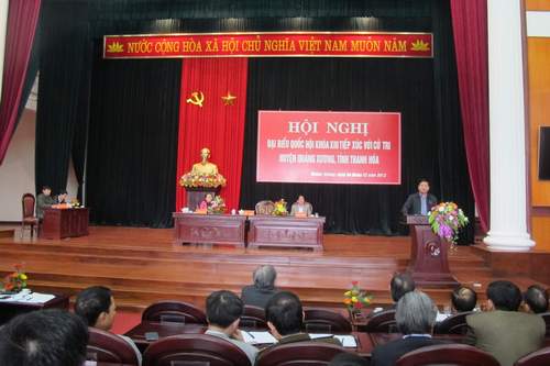 Bộ trưởng Đinh La Thăng làm việc tại Thanh Hóa