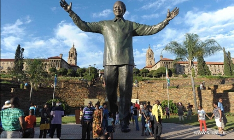 Nelson Mandela statue unveiled in Pretoria