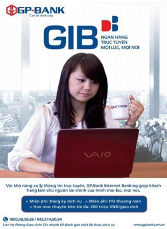 GP Bank giới thiệu dịch vụ Internet Banking cho khách hàng tổ chức