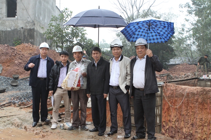 Xuân đến sớm với công nhân trên công trình đường dây 220 kV Vân Trì – Sóc Sơn