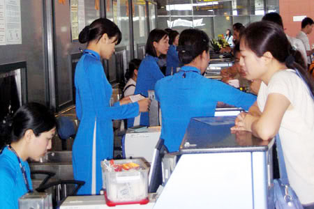 Vietnam Airlines changes domestic check-in counters during Tet holidays