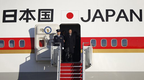 Le Premier ministre japonais en visite aux Etats-Unis