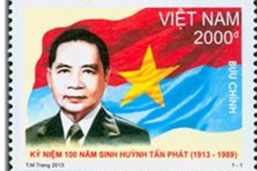 Stampset released celebrating 100th birth anniversary of Huynh Tan Phat