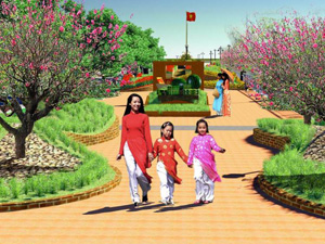 The whole country bustling with Tet preparations
