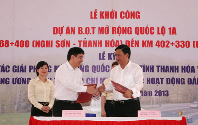 Phối hợp đảm bảo trật tự an toàn giao thông tại các dự án mở rộng quốc lộ 1A, quốc lộ 14