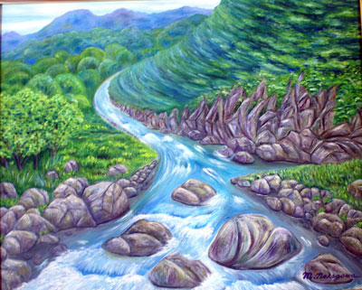 Paintings by Japanese politicians on display in Da Lat