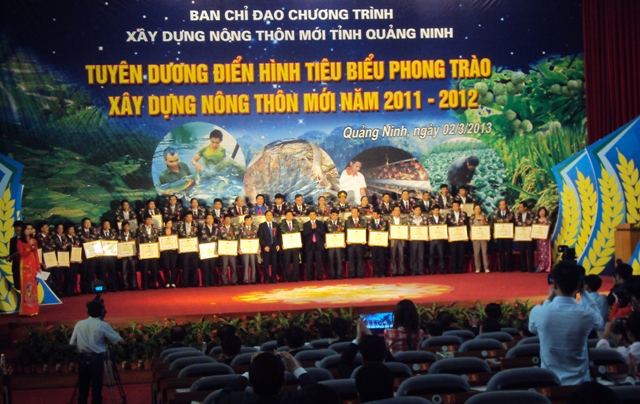 Quảng Ninh Biểu dương 86 điển hình tiêu biểu xây dựng nông thôn mới 2011 – 2012